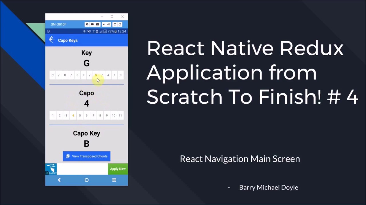 React Native Finish Screen After Navigate